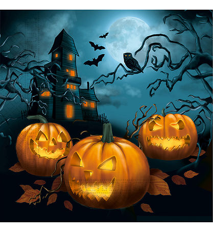 Decorata Party Servetten - pakje van 20 - 33*33 cm - Halloween S