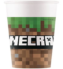 Decorata Party Papieren beker - 8-pack - 200 ml - Minecraft