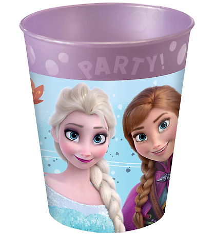 Decorata Party Plastic mok - 4-pack - 250 ml - Bevroren Idyllisc