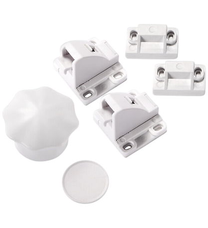 Serrure magnétique Jippies - Kit de démarrage - 2 pces - Blanc