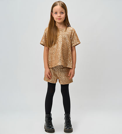 The New Shorts - TnRupa - Gold m. Pailletten