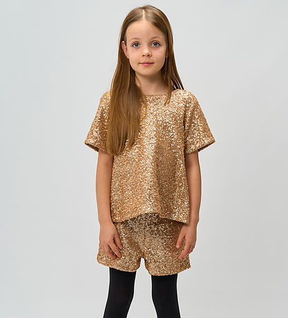 The New Top - TnRupa - Gold w. Sequins