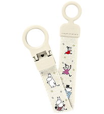 BIBS x Moomins Pacifier Clip - Loop Clip - Ivory