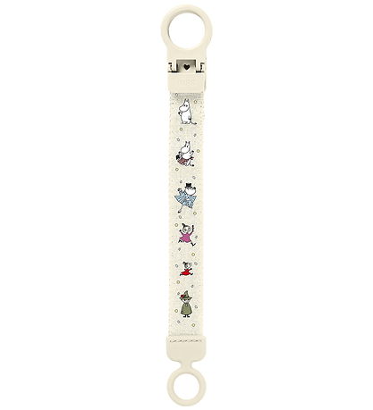 BIBS x Moomins Pacifier Clip - Loop Clip - Ivory