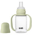BIBS Feeding Bottle w. Handle - 150 mL - Sage BIBS Feeding Bottle w. Handle - 150 mL - Sage