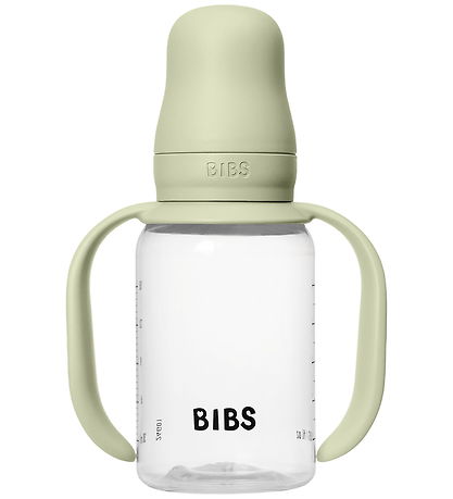Biberon av. Poignée BIBS - 150 ml - Sage Biberon av. Poignée BIBS - 150 ml - Sage