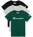 Champion T-shirt - 3-Pack - New Oxford Grey Melange