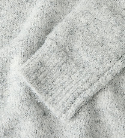 LMTD Blouse - Knitted - Short - NlfBullo - Light Grey Melange