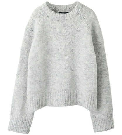 LMTD Blouse - Knitted - Short - NlfBullo - Light Grey Melange