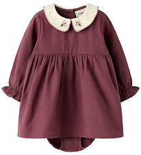 Lil' Atelier Bodysuit w. Skirt l/s - NbfRebel - Catawba Grape