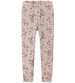 Name It Leggings - Wool - NmfWillow - Shadow Gray/Long flowers Name It Leggings - Wool - NmfWillow - Shadow Gray/Long flowers