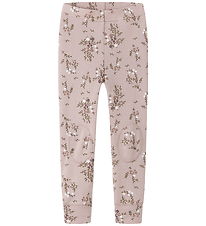 Name It Leggings - Wool - NmfWillow - Shadow Gray/Long flowers Name It Leggings - Wool - NmfWillow - Shadow Gray/Long flowers