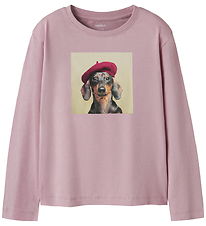 Name It Blouse - NkfVotea - Aandenken Lilac/Beret Dog Name It Blouse - NkfVotea - Aandenken Lilac/Beret Dog