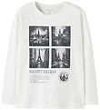 Name It Blouse - NkmVoto - Cloud Dancer/Paris Photo