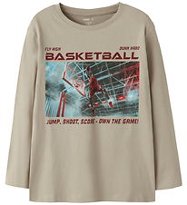 Name It Blouse - NkmVoto - Iceland Fossil/Basketball Name It Blouse - NkmVoto - Iceland Fossil/Basketball