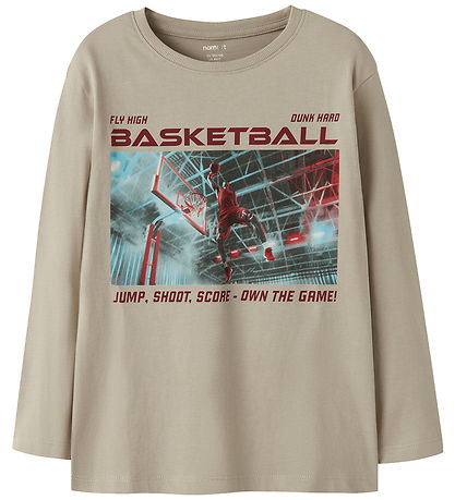 Name It Blouse - NkmVoto - Iceland Fossil/Basketball