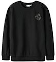 Name It Sweatshirt - NkmRandall - Black Name It Sweatshirt - NkmRandall - Black