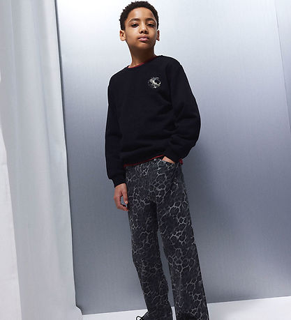 Name It Sweatshirt - NkmRandall - Black Name It Sweatshirt - NkmRandall - Black