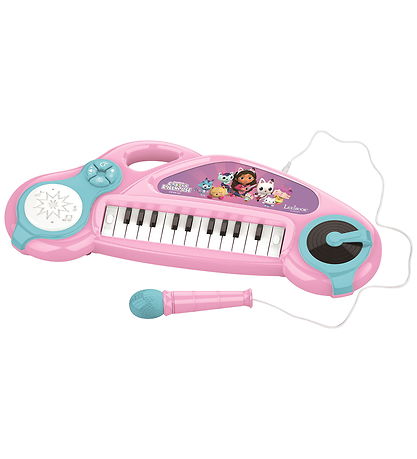 Clavier électronique av. Microphone Lexibook - Gabby's Dollhouse Clavier électronique av. Microphone Lexibook - Gabby's Dollhouse