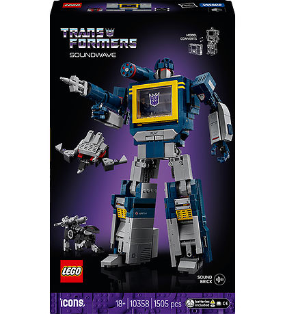 LEGO® Icons - Transformers: Soundwave 10358 - 1505 Parts