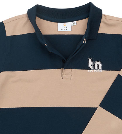 The New Polo shirt - Piqué - TnRhett - Navy Blazer Striped The New Polo shirt - Piqué - TnRhett - Navy Blazer Striped