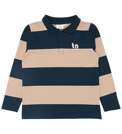 The New Polo shirt - Piqué - TnRhett - Navy Blazer Striped The New Polo shirt - Piqué - TnRhett - Navy Blazer Striped