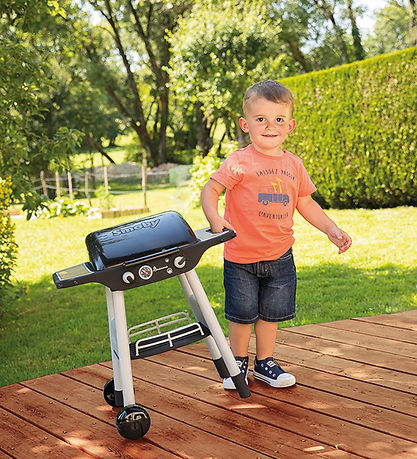 Smoby Grill w. Accessories - 18 Parts - Black