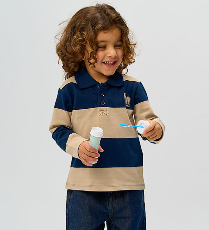 The New Siblings Polo blouse - TnstRinon - Navy Blazer Striped