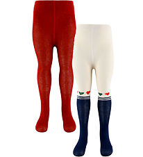 Konges Sløjd Tights - 2-Pack - Heart Mix
