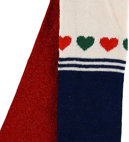 Konges Sløjd Tights - 2-Pack - Heart Mix