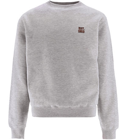 Hound Sweatshirt - Crew - Light Grey Melange Hound Sweatshirt - Crew - Light Grey Melange