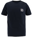 Hound T-Shirt - Navy m. Print Hound T-Shirt - Navy m. Print