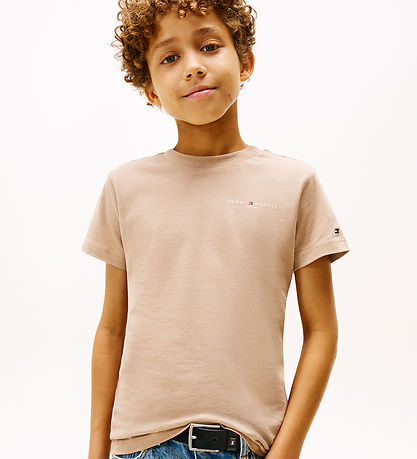 T-Shirt Tommy Hilfiger - Mini Corp - Milkbrown malté