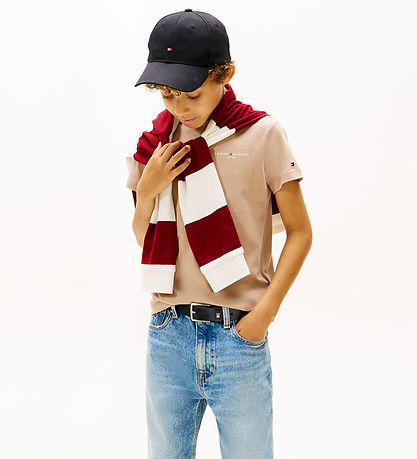 T-Shirt Tommy Hilfiger - Mini Corp - Milkbrown malté
