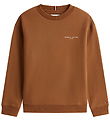 Tommy Hilfiger Sweatshirt - Mini Corp - Pekannötsbrun Tommy Hilfiger Sweatshirt - Mini Corp - Pekannötsbrun