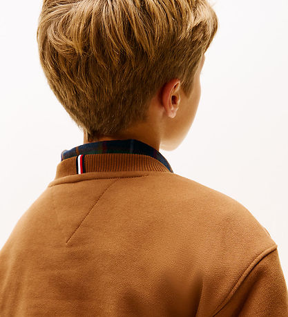 Tommy Hilfiger Sweatshirt - Mini Corp - Pecan Nutbrown