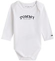 Tommy Hilfiger Romper l/s - Monotype- White