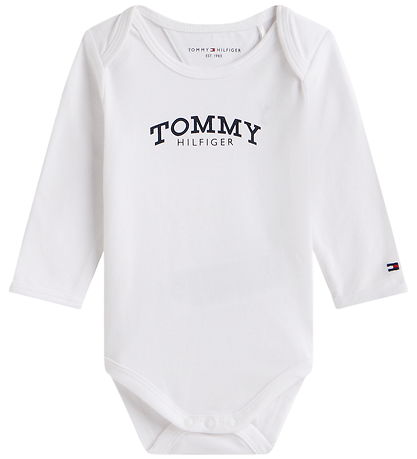 Tommy Hilfiger Romper l/s - Monotype- White