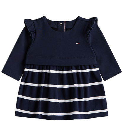Tommy Hilfiger 원피스 - 다크 나이트 네이비 블루 Tommy Hilfiger 원피스 - 다크 나이트 네이비 블루