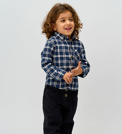 The New Siblings Hemd - TnstRiggs - Flannel - Navy Blazer Che
