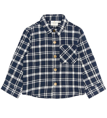 The New Siblings Hemd - TnstRiggs - Flannel - Navy Blazer Che