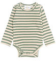 The New Siblings Bodysuit l/s - Rib - TnsbFro - Lily Pad Striped The New Siblings Bodysuit l/s - Rib - TnsbFro - Lily Pad Striped