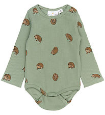 The New Siblings Romper l/s - Rib - TnsbRiver - Lily Pad AOP The New Siblings Romper l/s - Rib - TnsbRiver - Lily Pad AOP