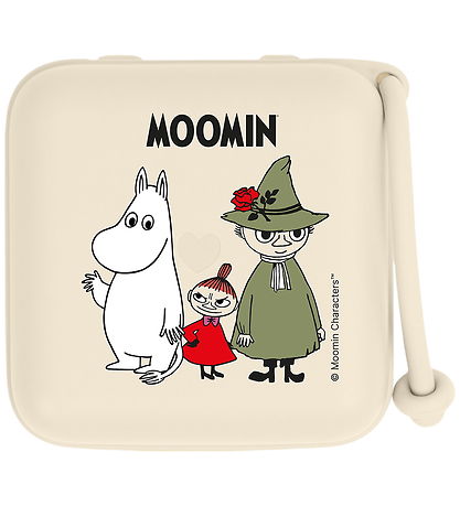 BIBS x Moomins Pacifier box - 7x5 cm - Ivory