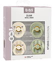 BIBS Colour Pacifiers - 4-Pack - Size 1 - Ivory/Vanilla/Sage BIBS Colour Pacifiers - 4-Pack - Size 1 - Ivory/Vanilla/Sage
