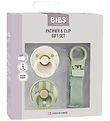 Colour Coffret-Cadeau BIBS - Tétine/Tétines - Taille 1 - Sage Colour Coffret-Cadeau BIBS - Tétine/Tétines - Taille 1 - Sage