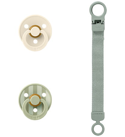 Colour Coffret-Cadeau BIBS - Tétine/Tétines - Taille 1 - Sage Colour Coffret-Cadeau BIBS - Tétine/Tétines - Taille 1 - Sage