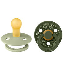 BIBS Colour Smokker - Str. 1 - 2-pack - Ferie Leaf - Sage/Hunter BIBS Colour Smokker - Str. 1 - 2-pack - Ferie Leaf - Sage/Hunter