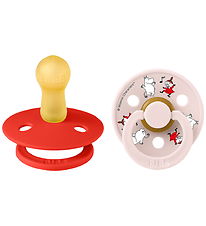 BIBS x MOOMIN Colour Pacifiers - Size 2 - 2-Pack - Candy Apple M