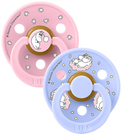 BIBS x MOOMIN Colour Pacifiers - Size 2 - 2-Pack - Baby Pink Mix BIBS x MOOMIN Colour Pacifiers - Size 2 - 2-Pack - Baby Pink Mix